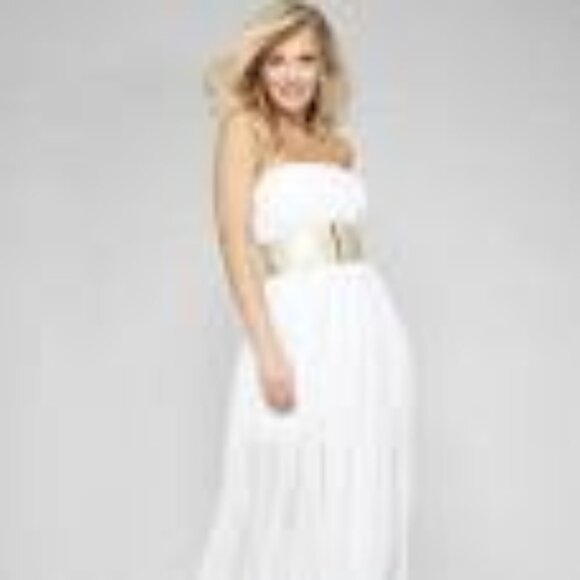 Marciano Guess Lined   Color Neon Green Formal open  Jumpsuit size Medium - Picture 2 of 9